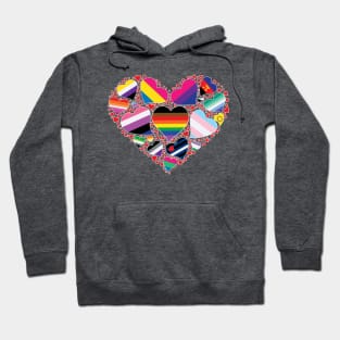 LGBT Pride Heart Hoodie